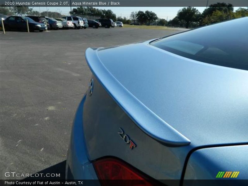 Aqua Minerale Blue / Black 2010 Hyundai Genesis Coupe 2.0T