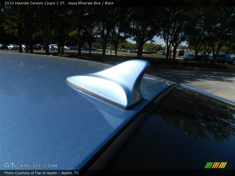 Aqua Minerale Blue / Black 2010 Hyundai Genesis Coupe 2.0T