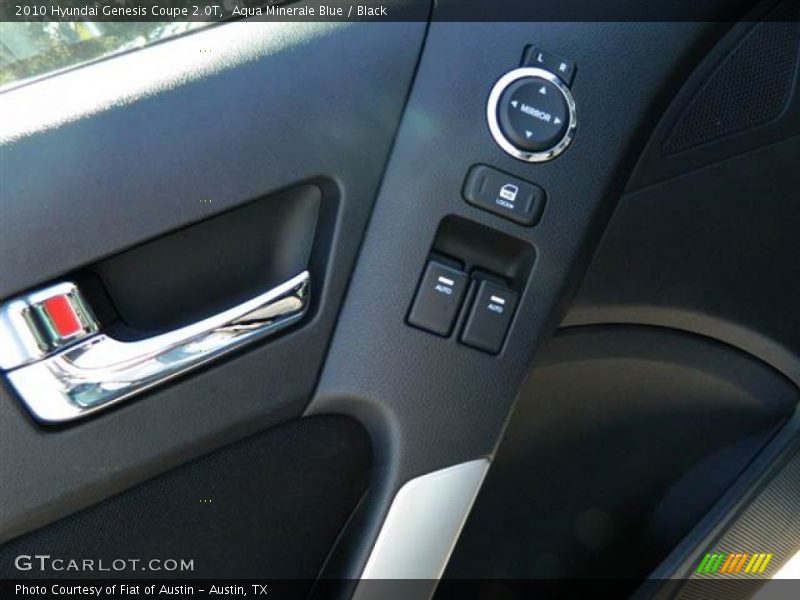 Aqua Minerale Blue / Black 2010 Hyundai Genesis Coupe 2.0T