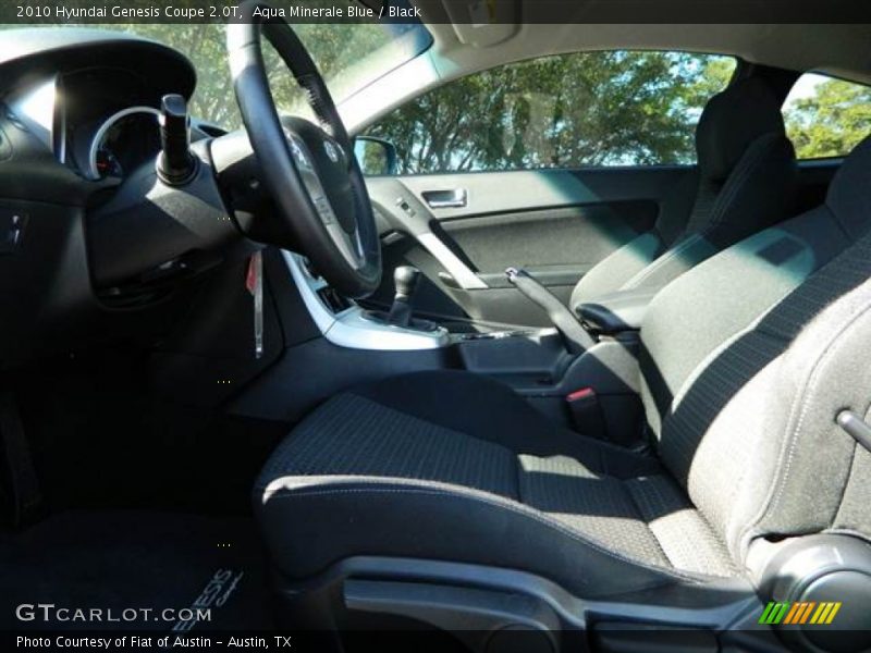 Aqua Minerale Blue / Black 2010 Hyundai Genesis Coupe 2.0T