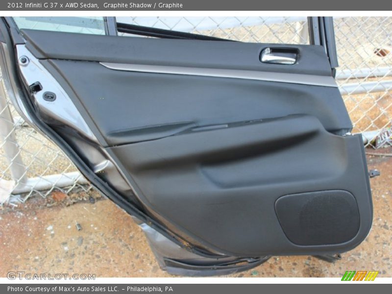 Broken Door panel - 2012 Infiniti G 37 x AWD Sedan