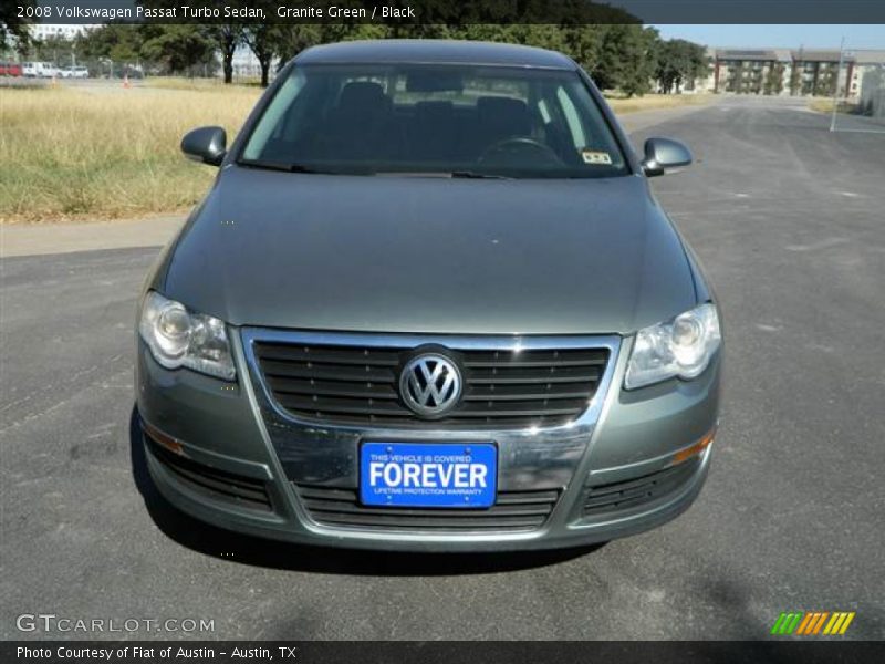 Granite Green / Black 2008 Volkswagen Passat Turbo Sedan