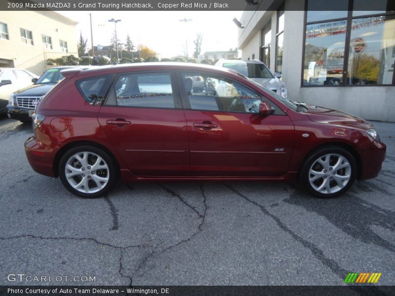 Copper Red Mica / Black 2009 Mazda MAZDA3 s Grand Touring Hatchback