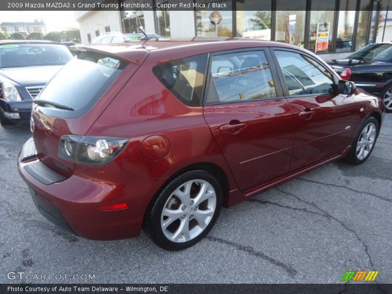 Copper Red Mica / Black 2009 Mazda MAZDA3 s Grand Touring Hatchback