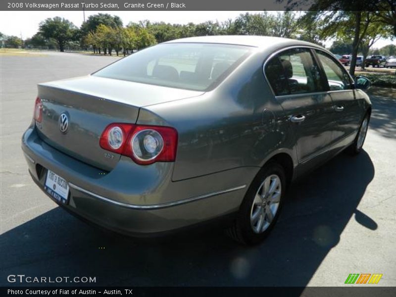 Granite Green / Black 2008 Volkswagen Passat Turbo Sedan
