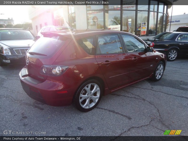 Copper Red Mica / Black 2009 Mazda MAZDA3 s Grand Touring Hatchback