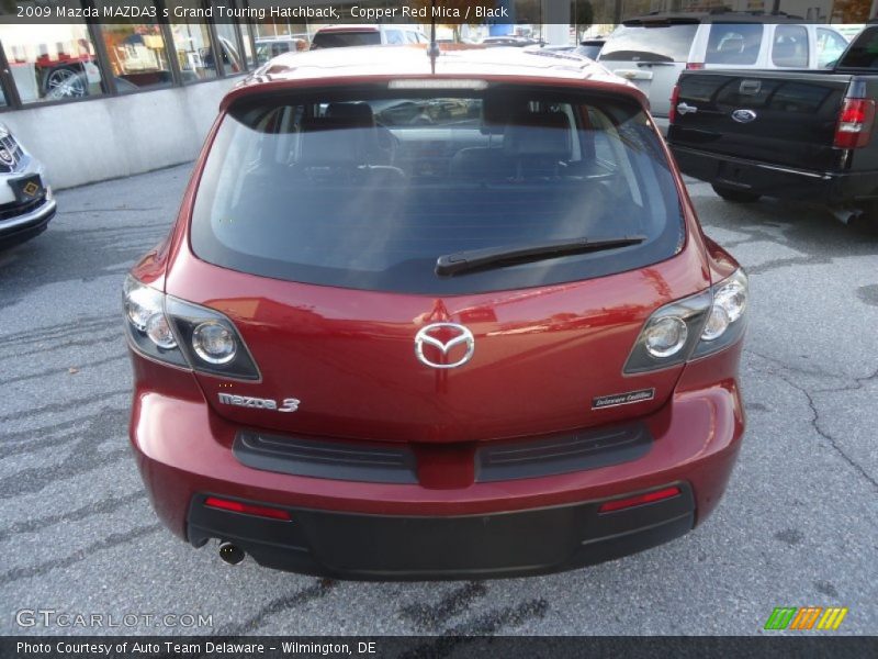 Copper Red Mica / Black 2009 Mazda MAZDA3 s Grand Touring Hatchback