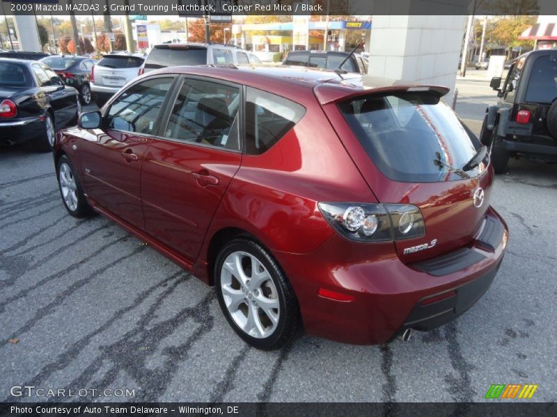 Copper Red Mica / Black 2009 Mazda MAZDA3 s Grand Touring Hatchback