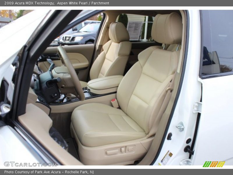 Aspen White Pearl / Parchment 2009 Acura MDX Technology