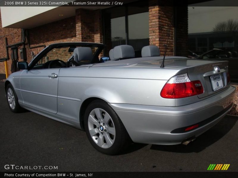 Titanium Silver Metallic / Grey 2006 BMW 3 Series 325i Convertible