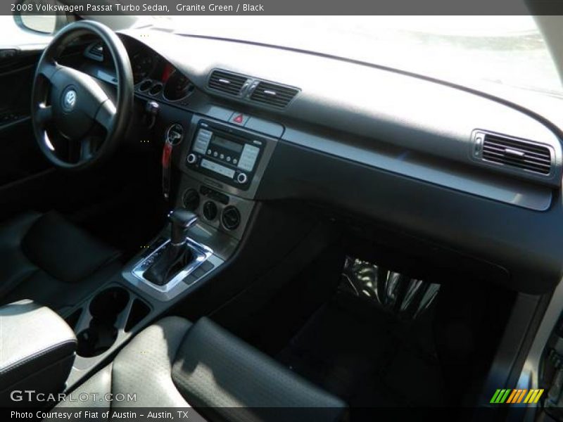 Granite Green / Black 2008 Volkswagen Passat Turbo Sedan