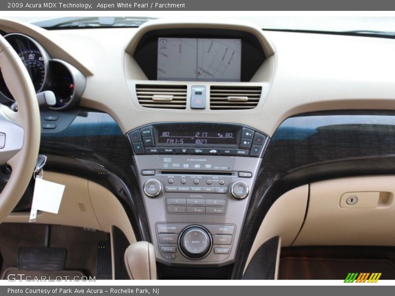Aspen White Pearl / Parchment 2009 Acura MDX Technology