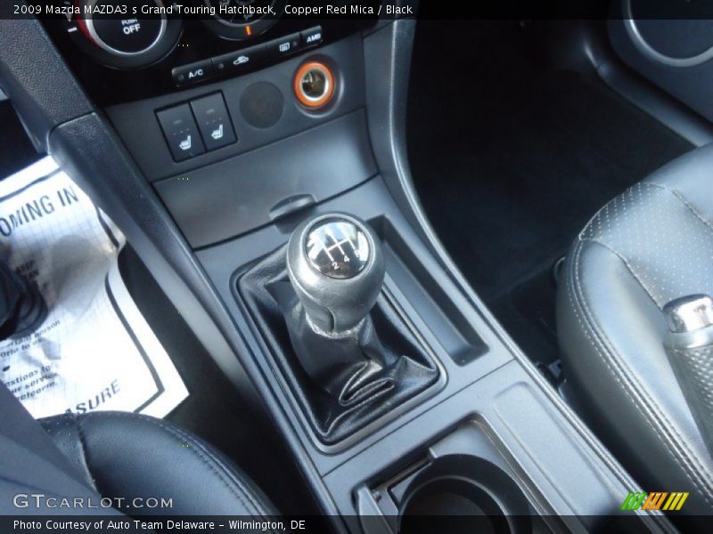 Copper Red Mica / Black 2009 Mazda MAZDA3 s Grand Touring Hatchback