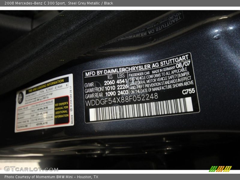 755 - 2008 Mercedes-Benz C 300 Sport