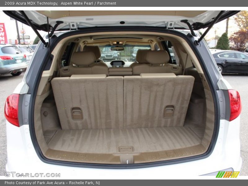 Aspen White Pearl / Parchment 2009 Acura MDX Technology