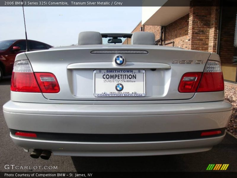 Titanium Silver Metallic / Grey 2006 BMW 3 Series 325i Convertible