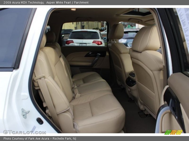 Aspen White Pearl / Parchment 2009 Acura MDX Technology