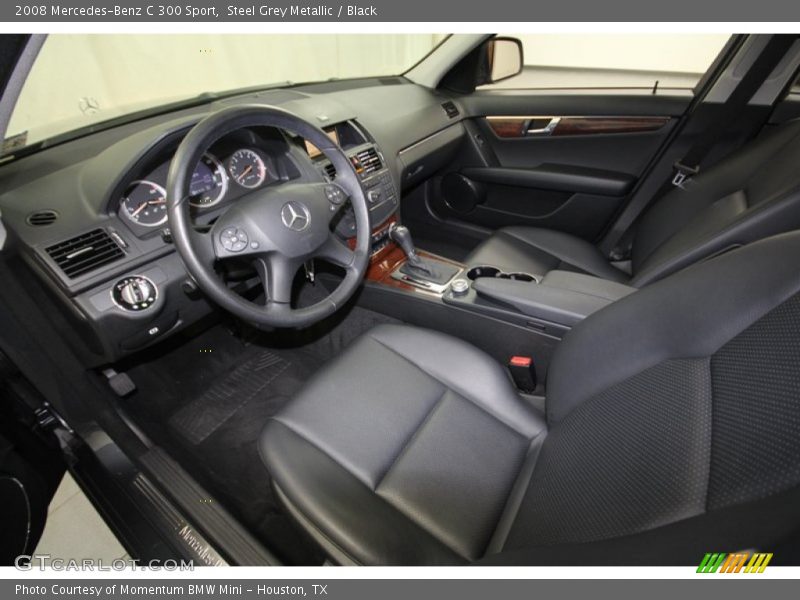 Black Interior - 2008 C 300 Sport 