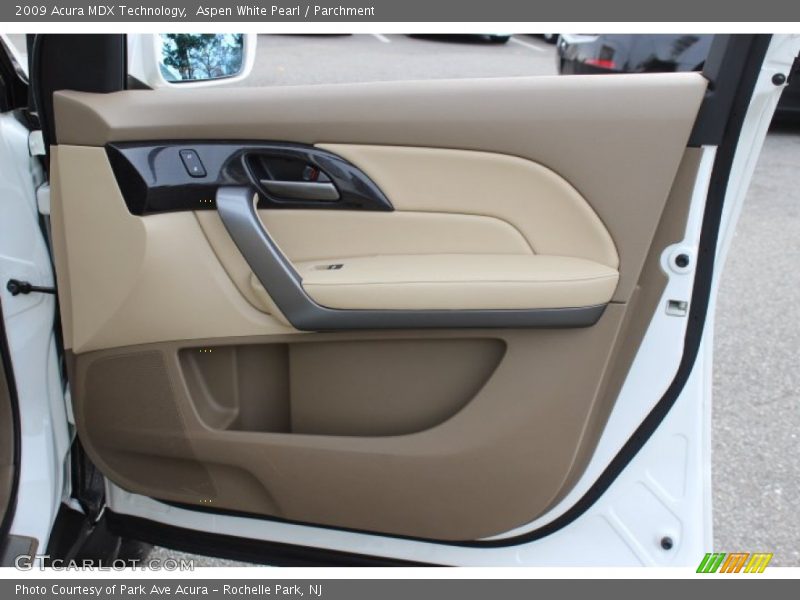 Aspen White Pearl / Parchment 2009 Acura MDX Technology