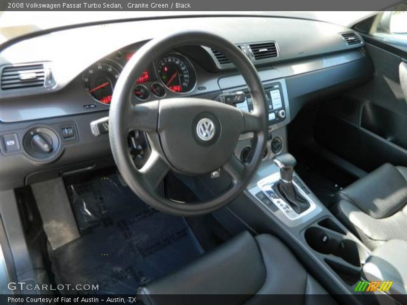 Black Interior - 2008 Passat Turbo Sedan 