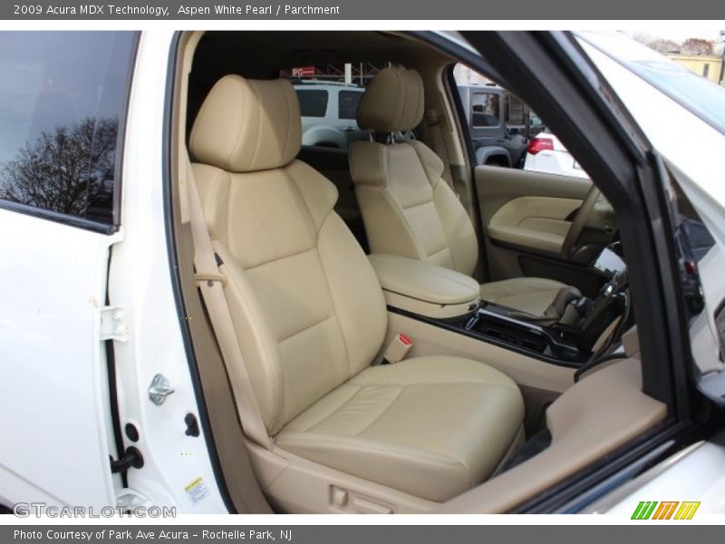 Aspen White Pearl / Parchment 2009 Acura MDX Technology