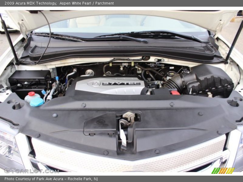 Aspen White Pearl / Parchment 2009 Acura MDX Technology