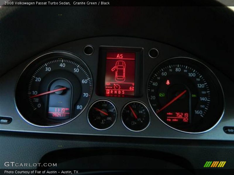  2008 Passat Turbo Sedan Turbo Sedan Gauges