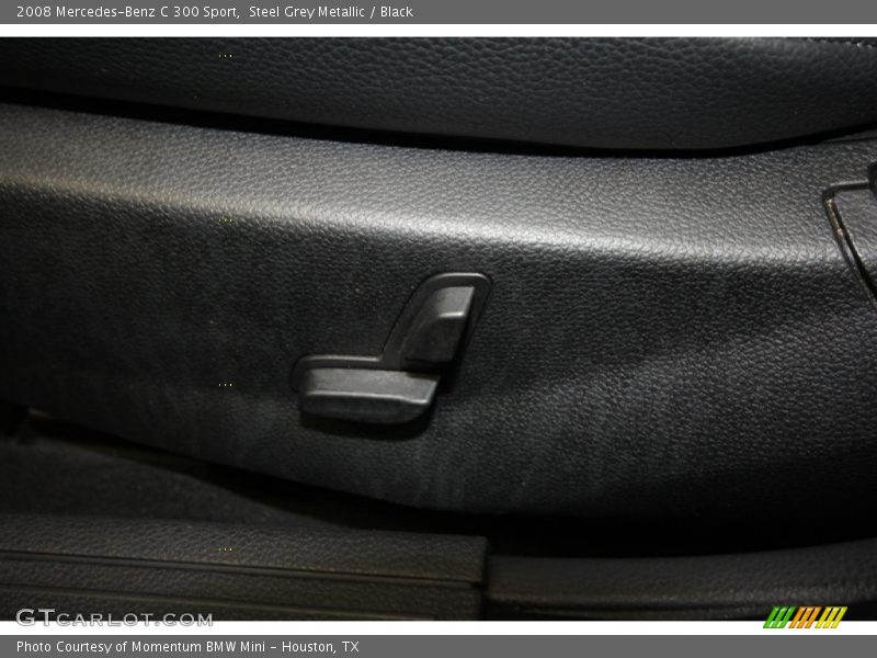 Steel Grey Metallic / Black 2008 Mercedes-Benz C 300 Sport
