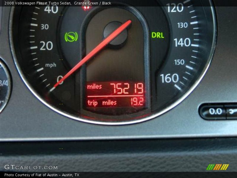 Granite Green / Black 2008 Volkswagen Passat Turbo Sedan