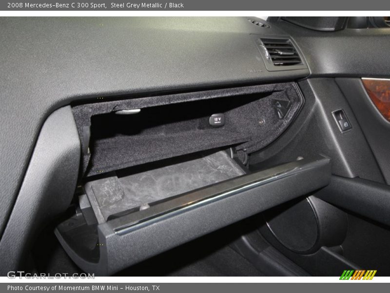 Steel Grey Metallic / Black 2008 Mercedes-Benz C 300 Sport