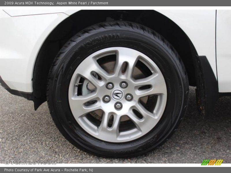 Aspen White Pearl / Parchment 2009 Acura MDX Technology