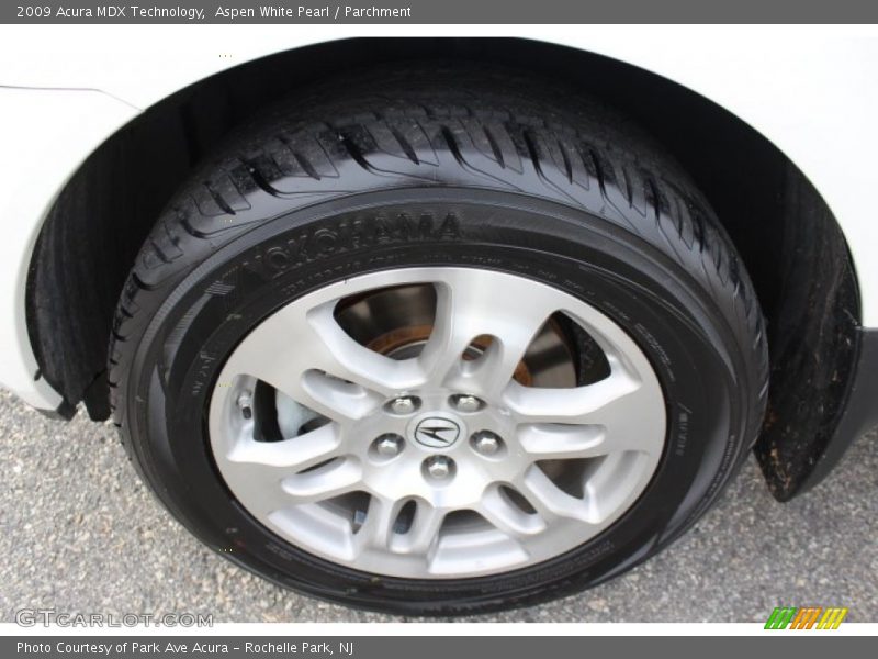 Aspen White Pearl / Parchment 2009 Acura MDX Technology