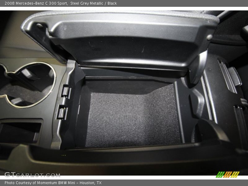 Steel Grey Metallic / Black 2008 Mercedes-Benz C 300 Sport