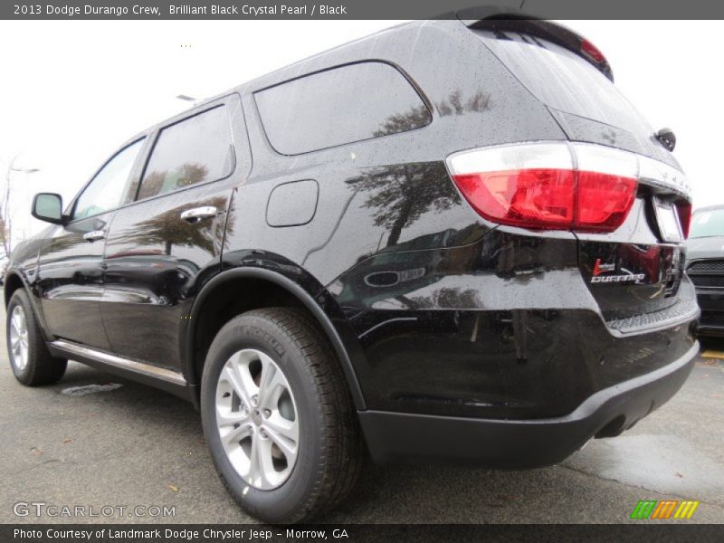 Brilliant Black Crystal Pearl / Black 2013 Dodge Durango Crew