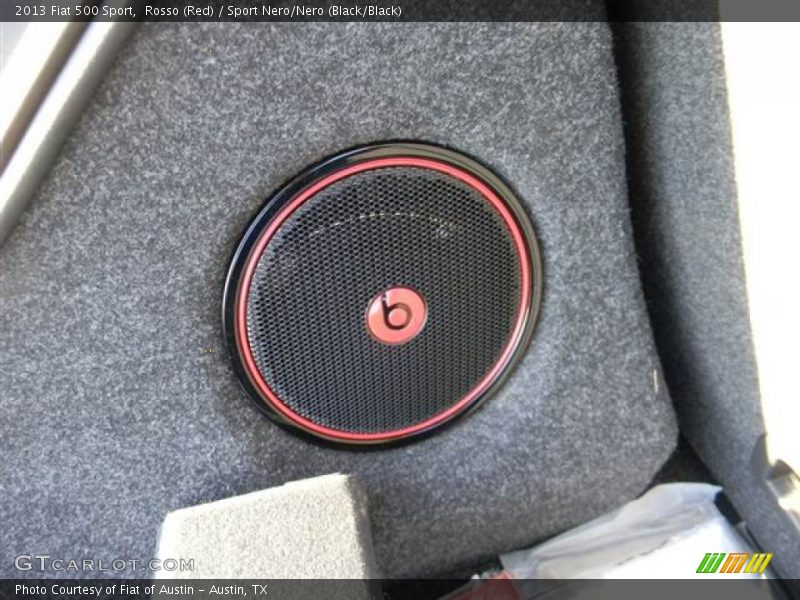 Rosso (Red) / Sport Nero/Nero (Black/Black) 2013 Fiat 500 Sport