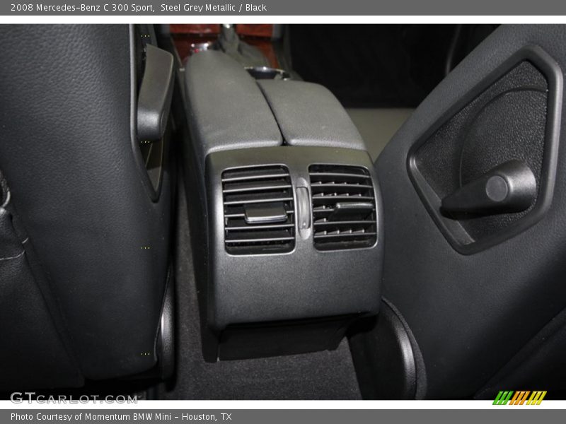 Steel Grey Metallic / Black 2008 Mercedes-Benz C 300 Sport