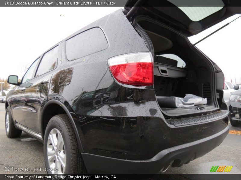 Brilliant Black Crystal Pearl / Black 2013 Dodge Durango Crew