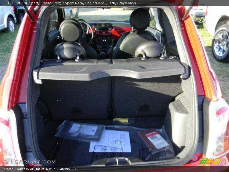 Rosso (Red) / Sport Nero/Grigio/Nero (Black/Gray/Black) 2013 Fiat 500 Sport