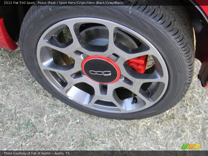 Rosso (Red) / Sport Nero/Grigio/Nero (Black/Gray/Black) 2013 Fiat 500 Sport
