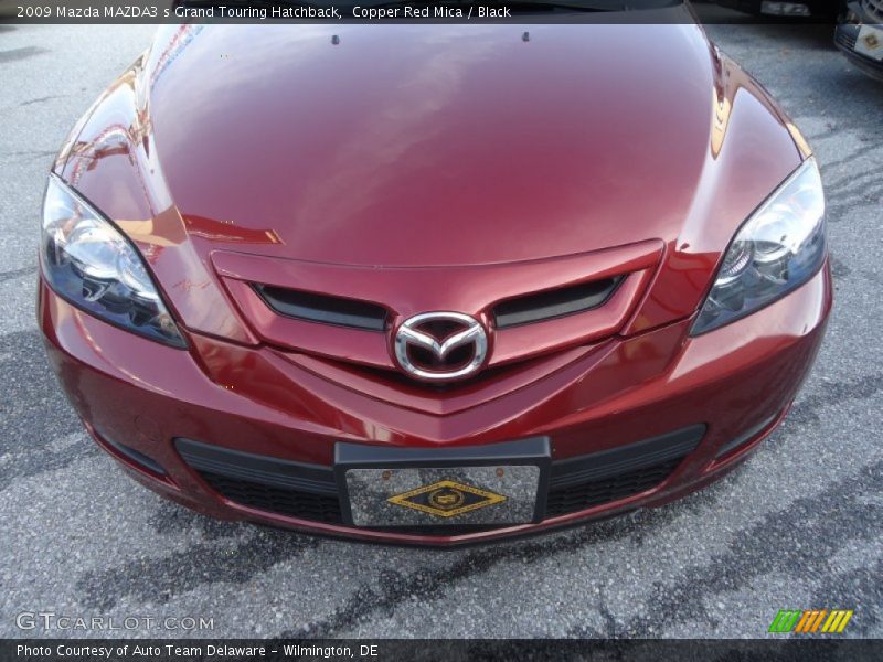 Copper Red Mica / Black 2009 Mazda MAZDA3 s Grand Touring Hatchback
