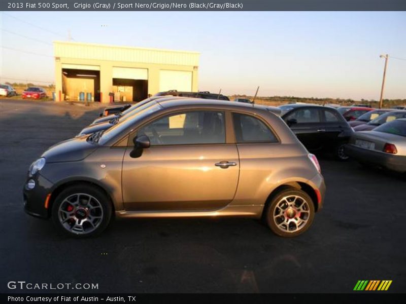 Grigio (Gray) / Sport Nero/Grigio/Nero (Black/Gray/Black) 2013 Fiat 500 Sport