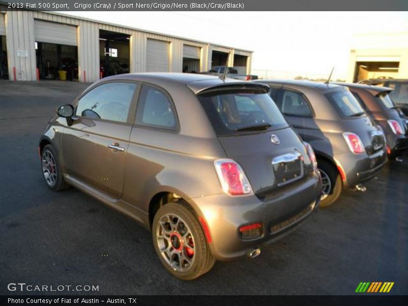 Grigio (Gray) / Sport Nero/Grigio/Nero (Black/Gray/Black) 2013 Fiat 500 Sport