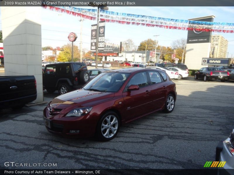 Copper Red Mica / Black 2009 Mazda MAZDA3 s Grand Touring Hatchback