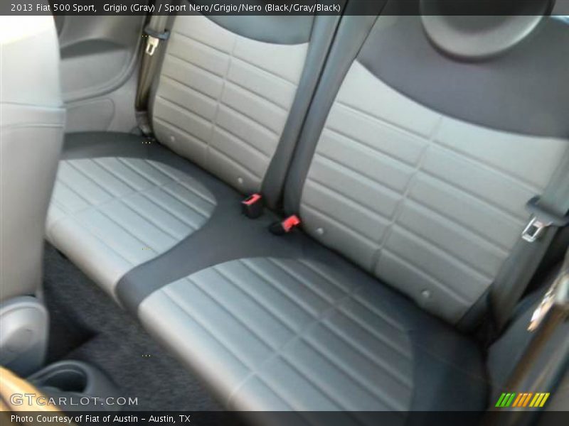 Grigio (Gray) / Sport Nero/Grigio/Nero (Black/Gray/Black) 2013 Fiat 500 Sport