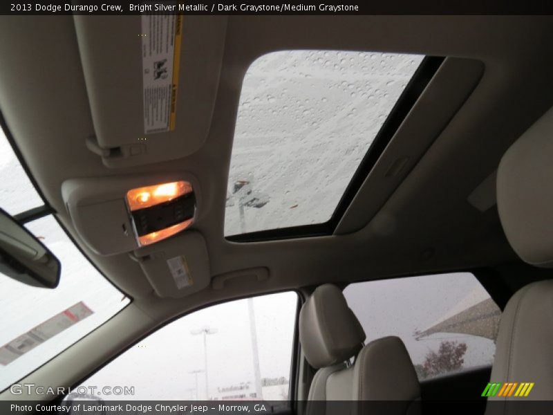 Bright Silver Metallic / Dark Graystone/Medium Graystone 2013 Dodge Durango Crew