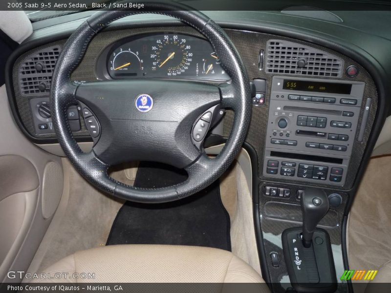 Black / Sand Beige 2005 Saab 9-5 Aero Sedan