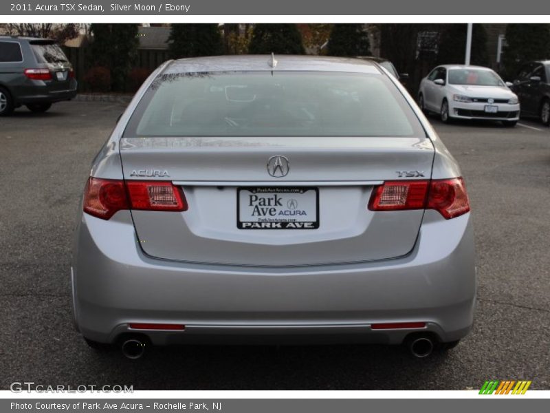 Silver Moon / Ebony 2011 Acura TSX Sedan