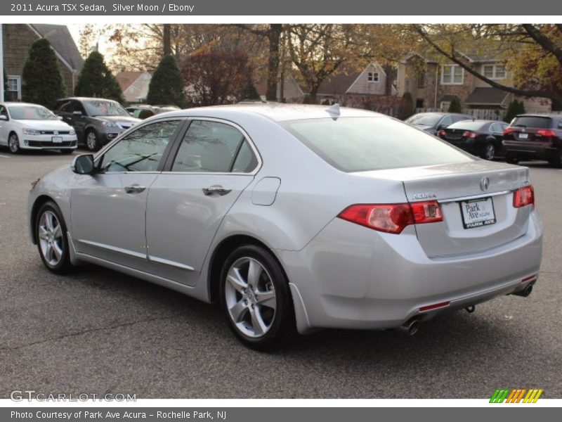 Silver Moon / Ebony 2011 Acura TSX Sedan
