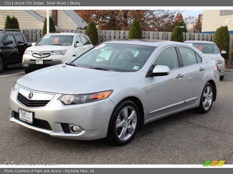 Silver Moon / Ebony 2011 Acura TSX Sedan