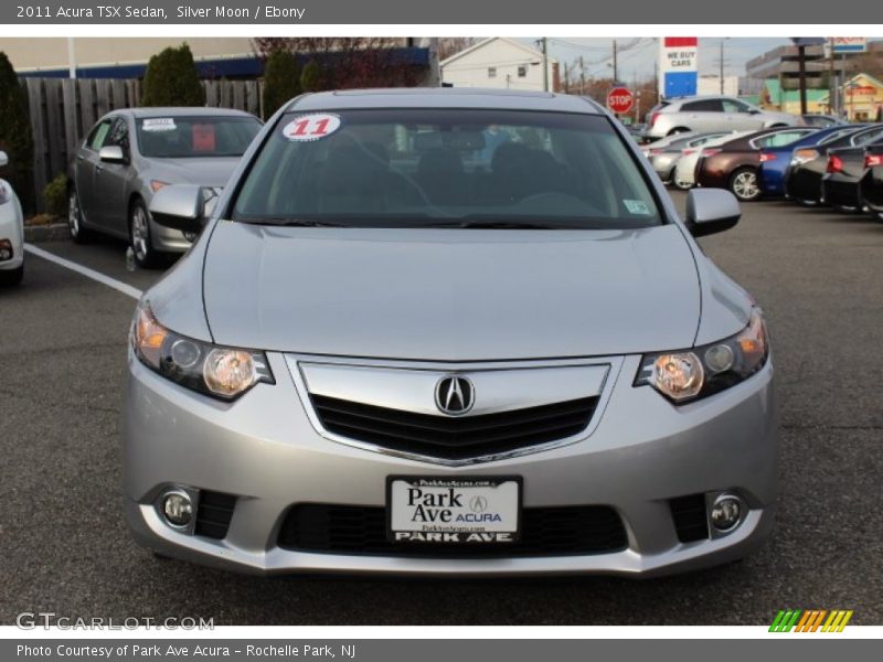 Silver Moon / Ebony 2011 Acura TSX Sedan